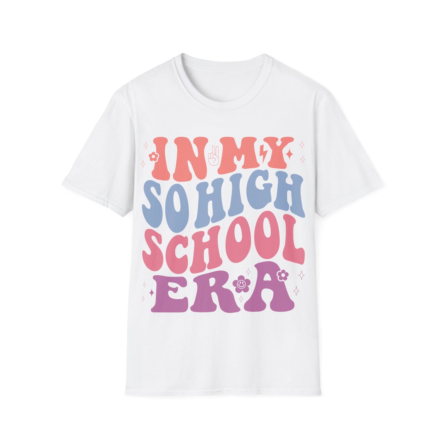 So High School T-Shirt – Retro Groovy Era Tee Trendy Pop Culture Shirt