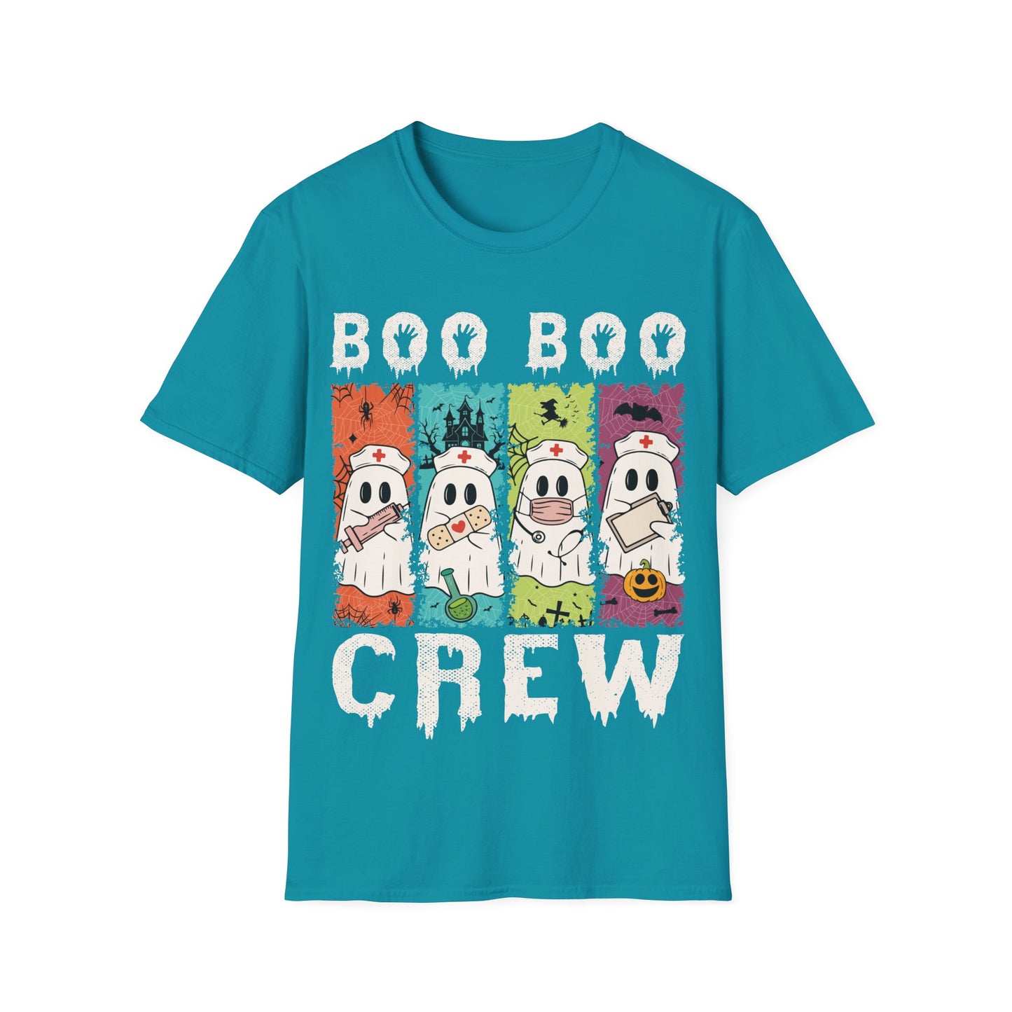 Boo Boo Crew Halloween T-Shirt | Cute Ghost Squad Spooky Tee