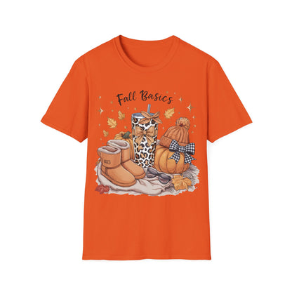 Fall Basics Shirt – Cozy Autumn Outfit Pumpkin Spice Graphic Tee