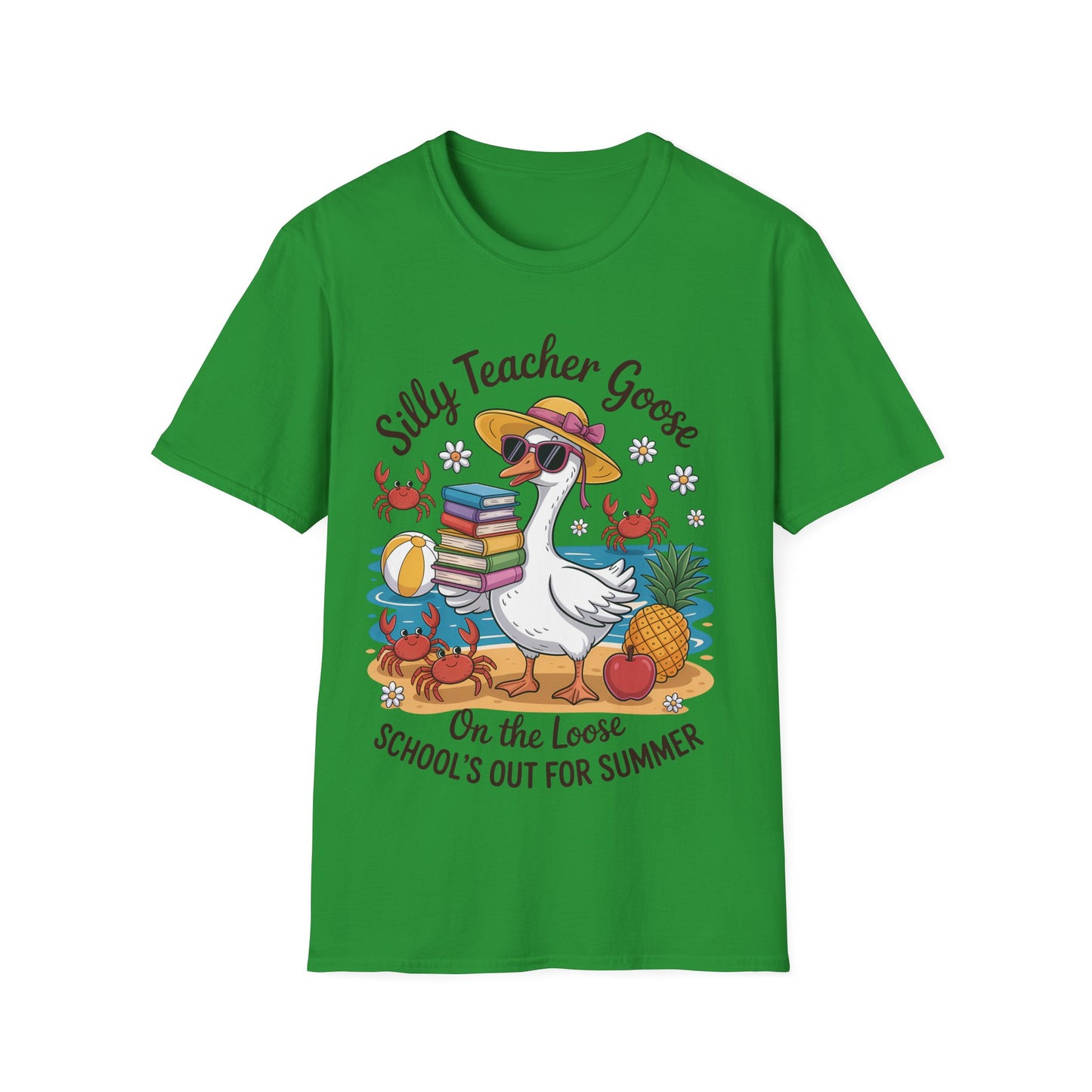 Silly Teacher Goose - Teacher's Unisex Short Sleeve T-Shirt