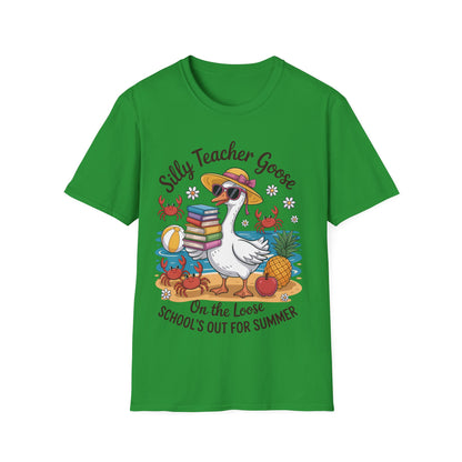 Silly Teacher Goose - Teacher's Unisex Short Sleeve T-Shirt