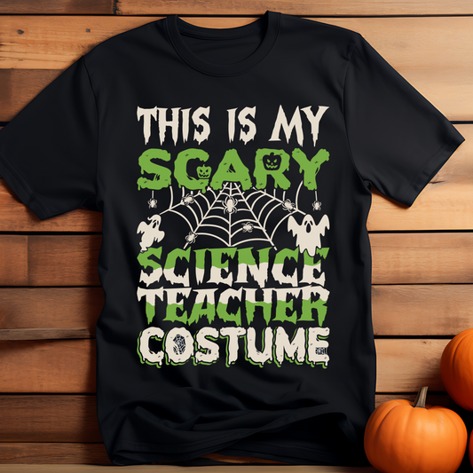 This Is My Scary Science Teacher Costume Halloween T-Shirt For Science Teachers