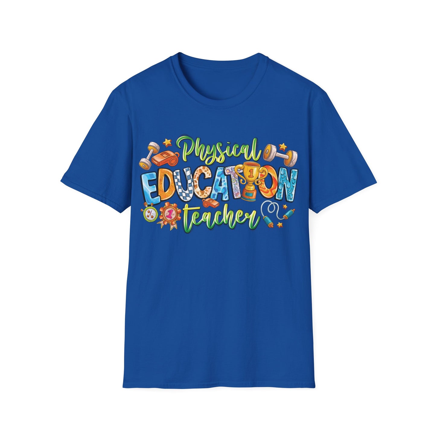 Physical Education Teacher - Cheerful Unisex Short Sleeve T-Shirt