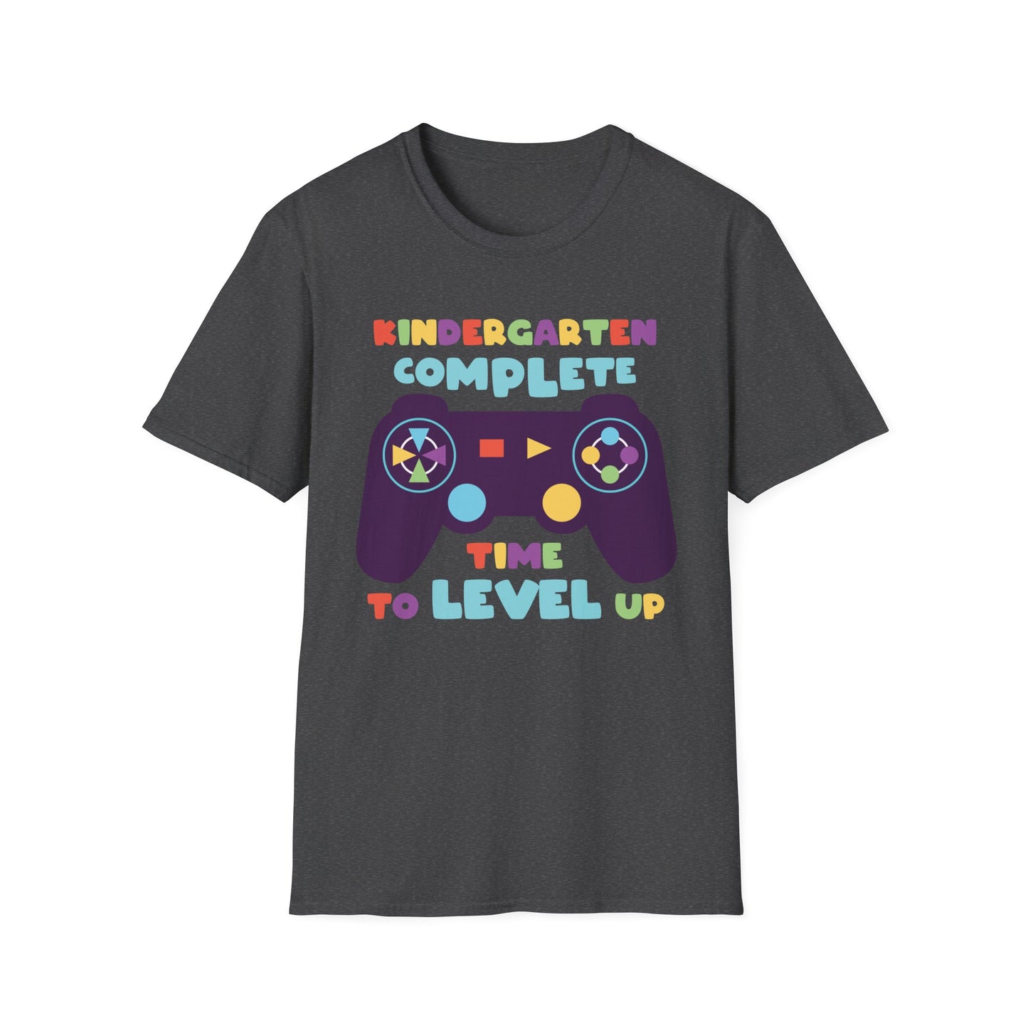 Kindergarten Complete Gamer Tee - Time to Level Up Unisex Short Sleeve T-Shirts