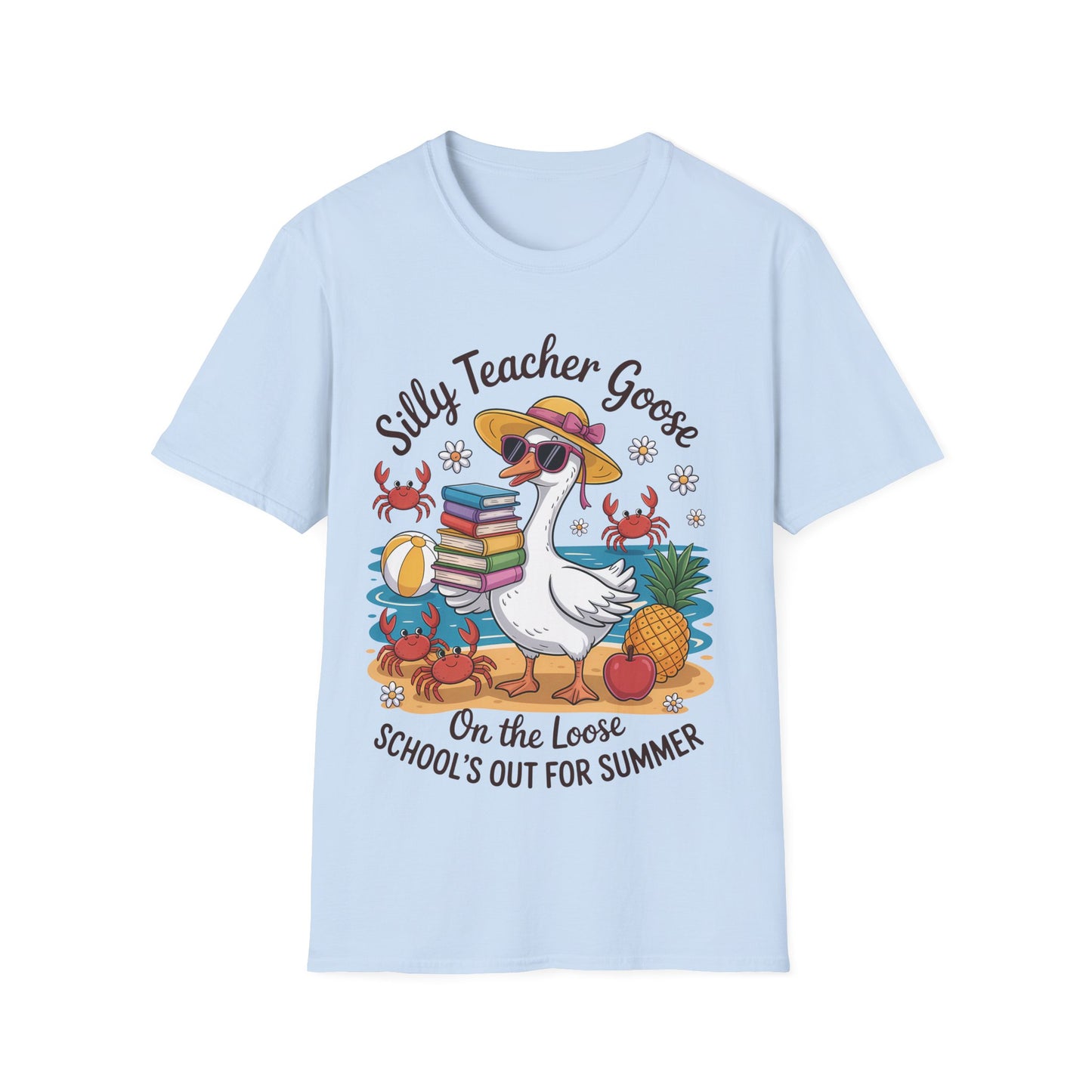 Silly Teacher Goose - Teacher's Unisex Short Sleeve T-Shirt