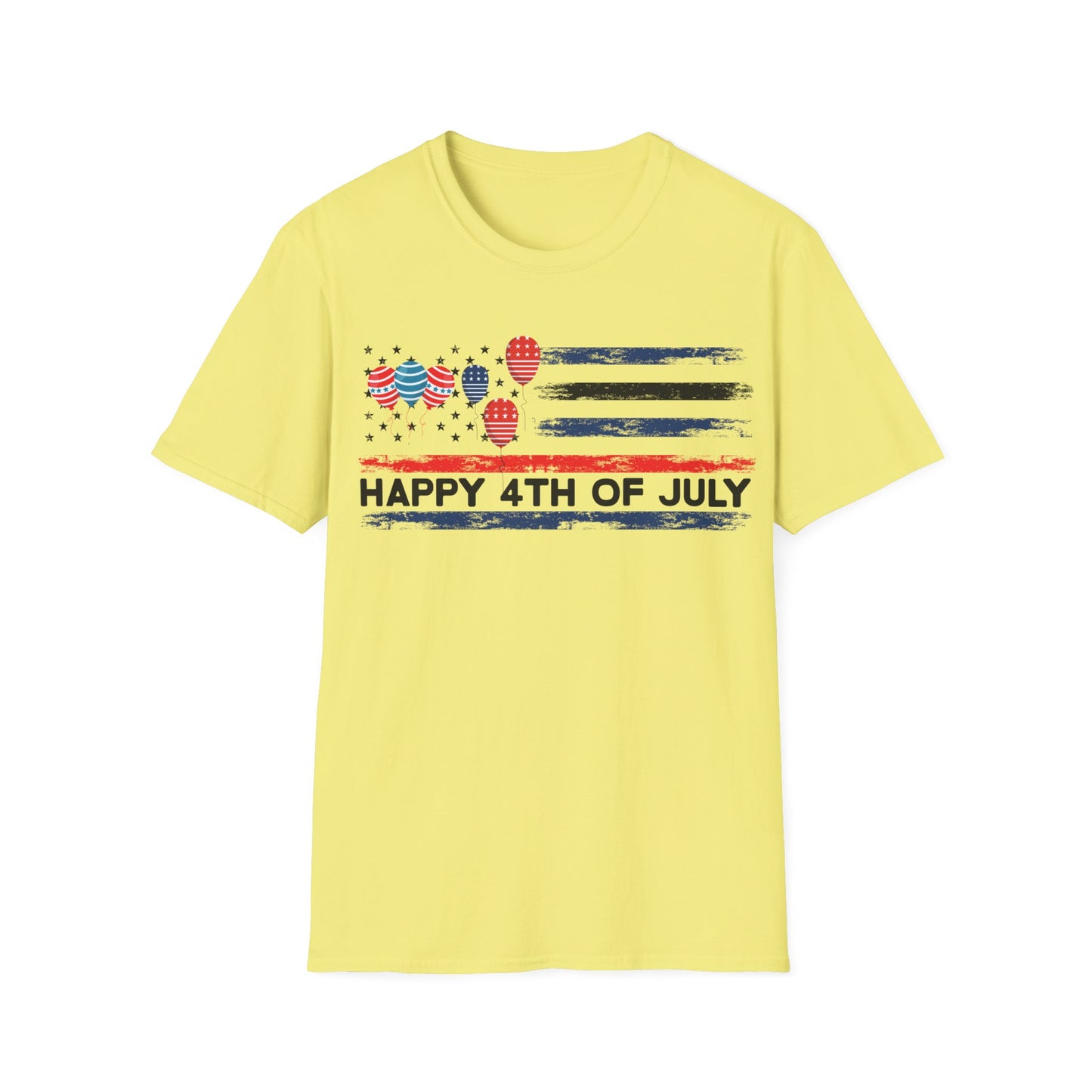 Happy 4th July - Unisex Short Sleeve T-Shirt