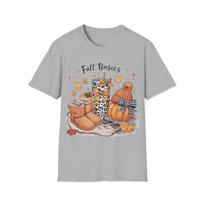 Fall Basics Shirt – Cozy Autumn Outfit Pumpkin Spice Graphic Tee