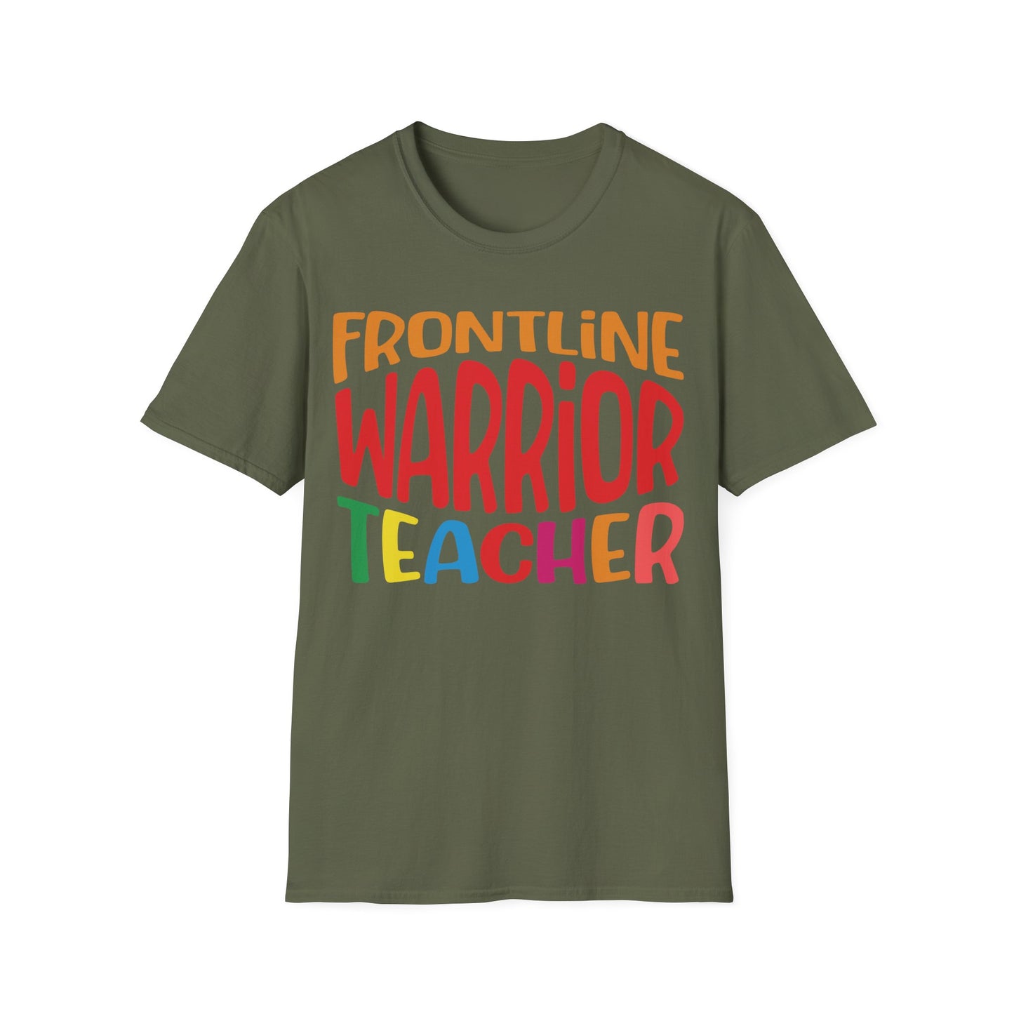 Frontline Warrior Teacher Unisex Jersey T-shirt