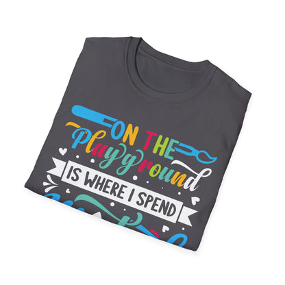 On The Playground Graphic Tee - Back To School T-Shirt