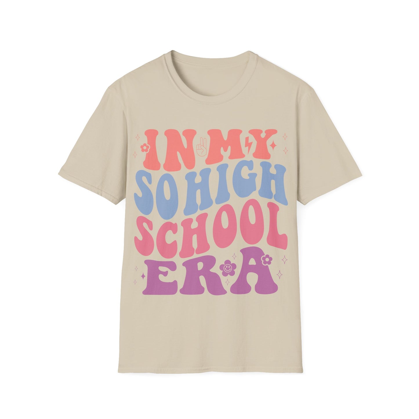 So High School T-Shirt – Retro Groovy Era Tee Trendy Pop Culture Shirt