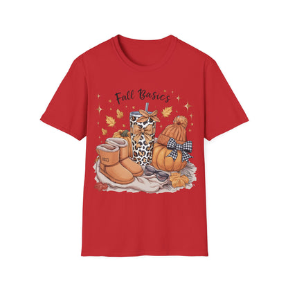 Fall Basics Shirt – Cozy Autumn Outfit Pumpkin Spice Graphic Tee