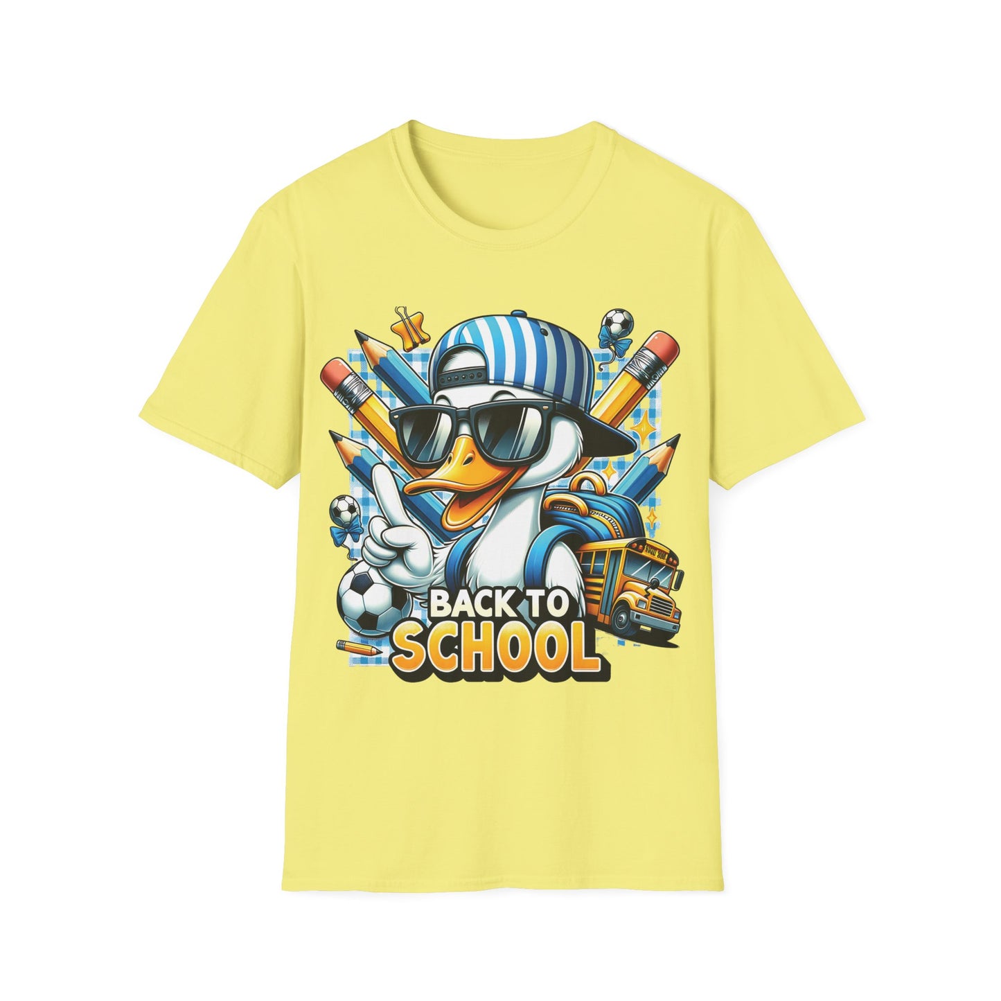Cool Duck - Back To School Unisex Short Sleeve T-Shirt