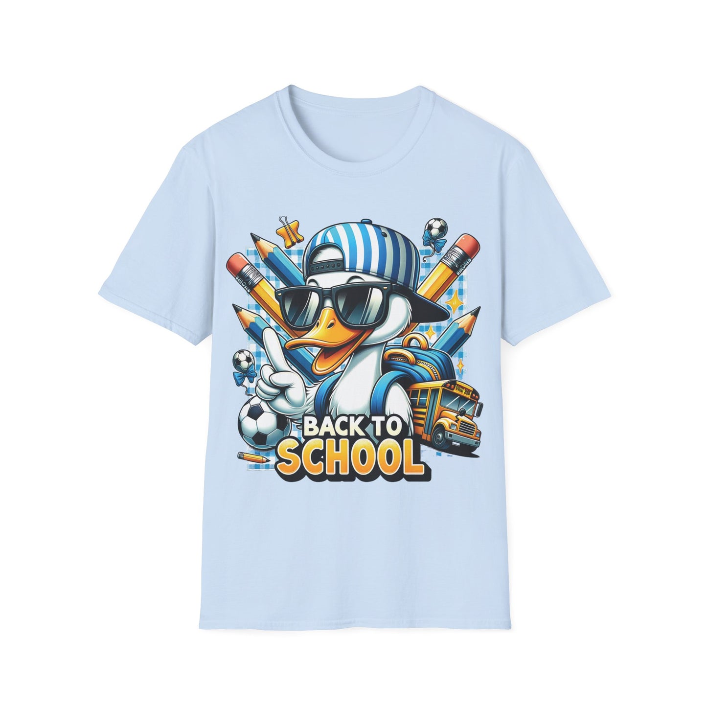 Cool Duck - Back To School Unisex Short Sleeve T-Shirt