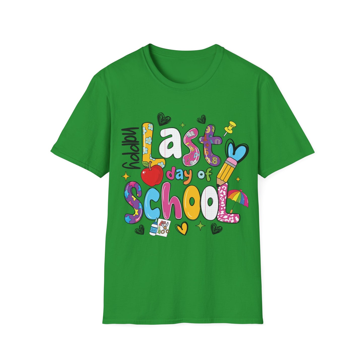 Last Day Of School Graphic - Teacher's Unisex Short Sleeve T-Shirt