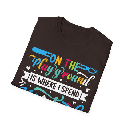 On The Playground Graphic Tee - Back To School T-Shirt