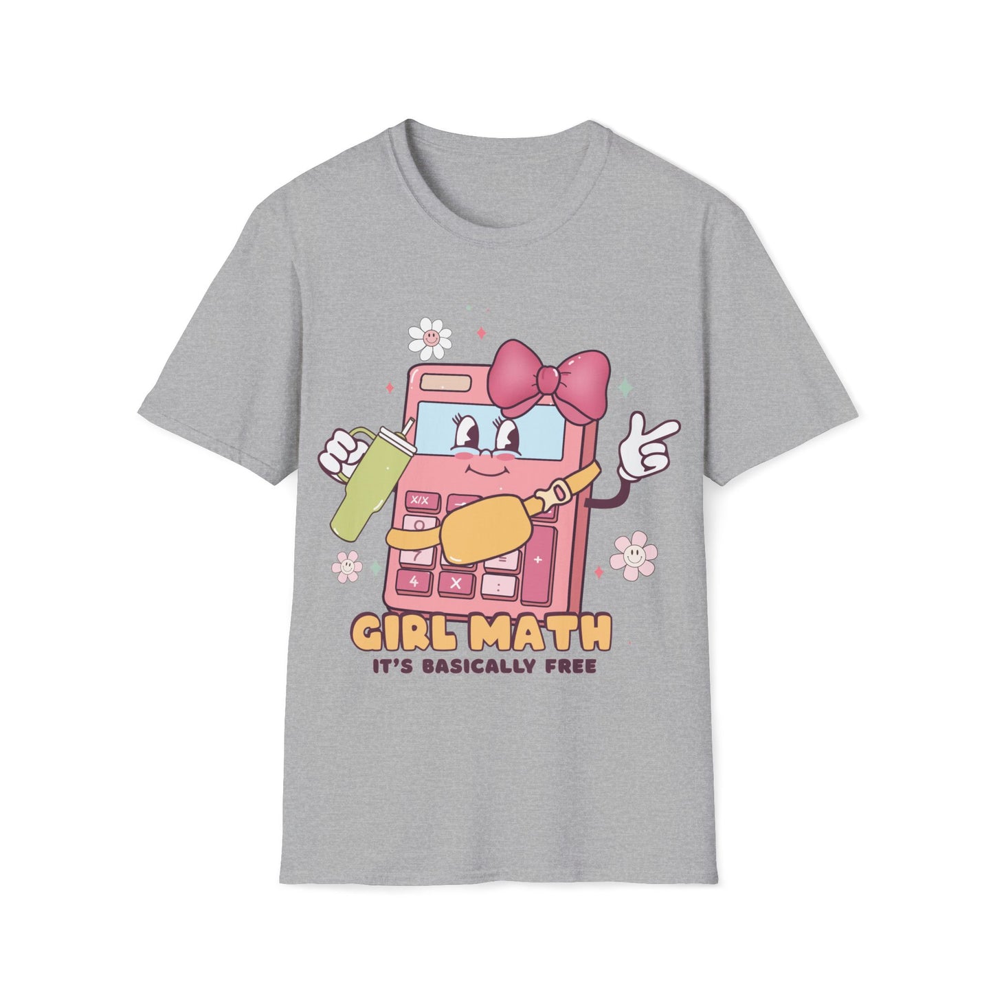 Girl Math - Cute, Graphic, Playful Teacher T-shirt