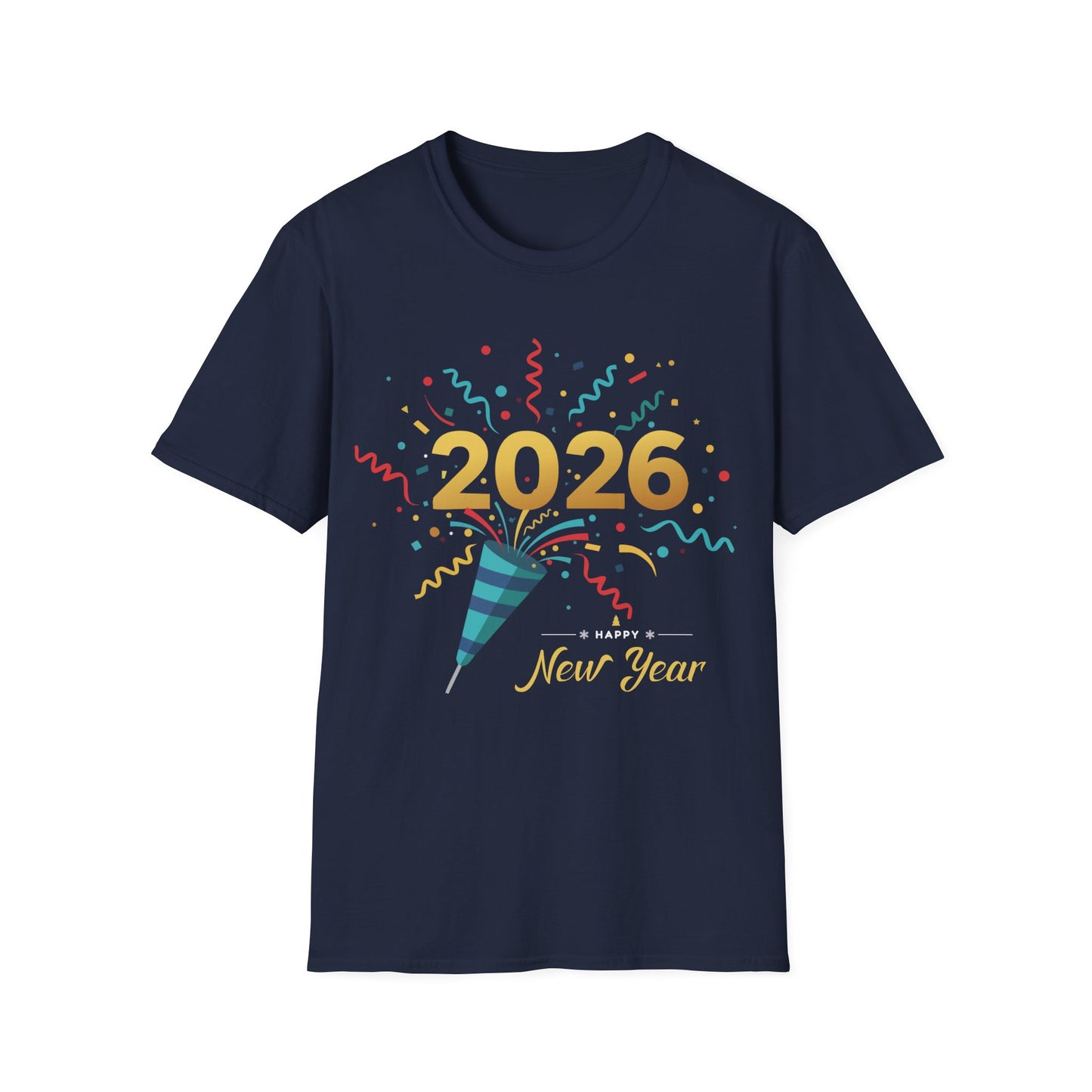 Happy New Year 2026 Shirt – Festive New Year’s Eve Party + Celebration T-Shirt