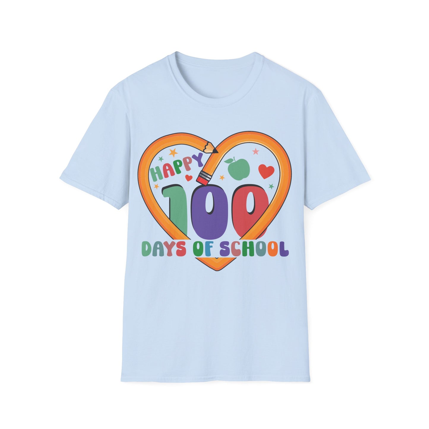 Happy 100 Days of School Unisex Jersey T-Shirt