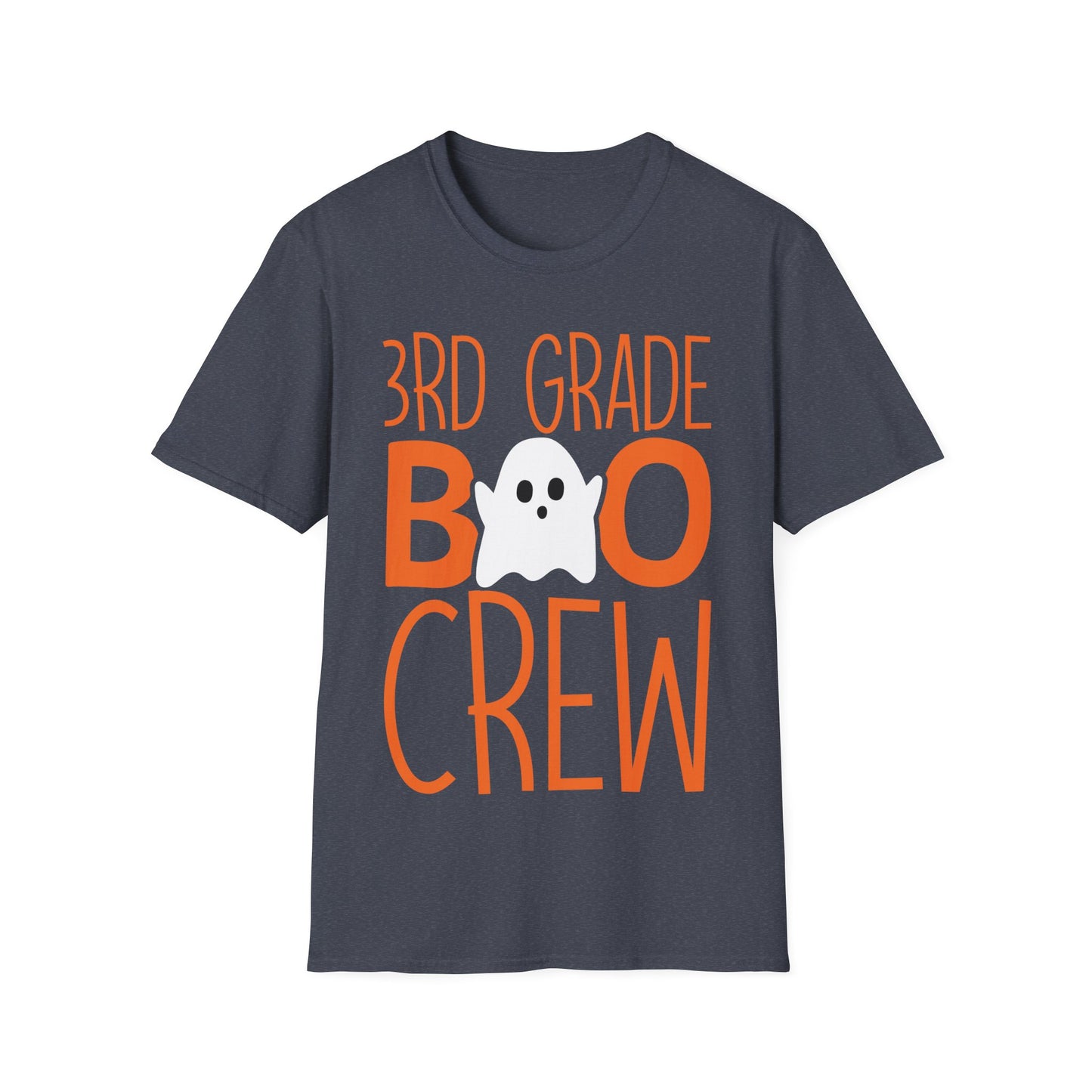 3rd Grade Boo Crew Shirt | Fun Ghost Halloween Teacher + Student Tee