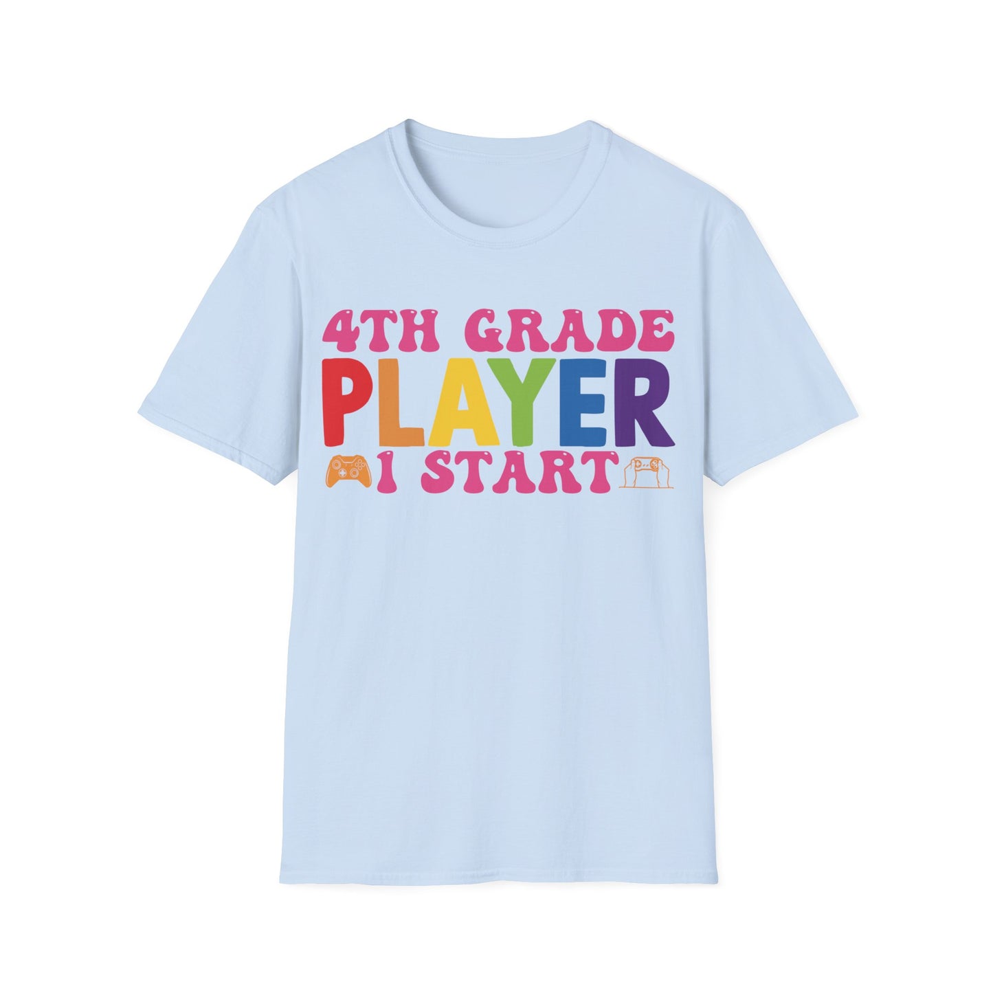 4th Grade Gaming Graphic Tee - Back To School T-Shirt