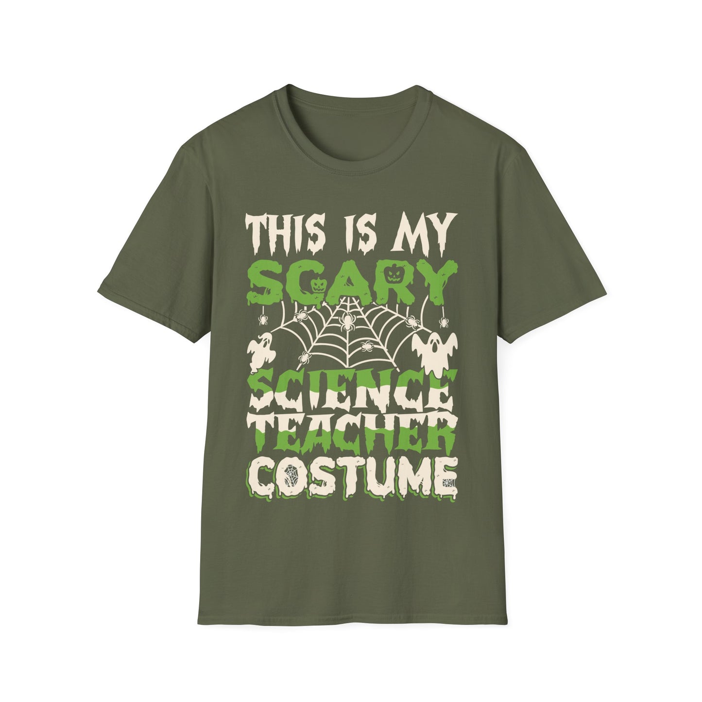This Is My Scary Science Teacher Costume Halloween T-Shirt For Science Teachers
