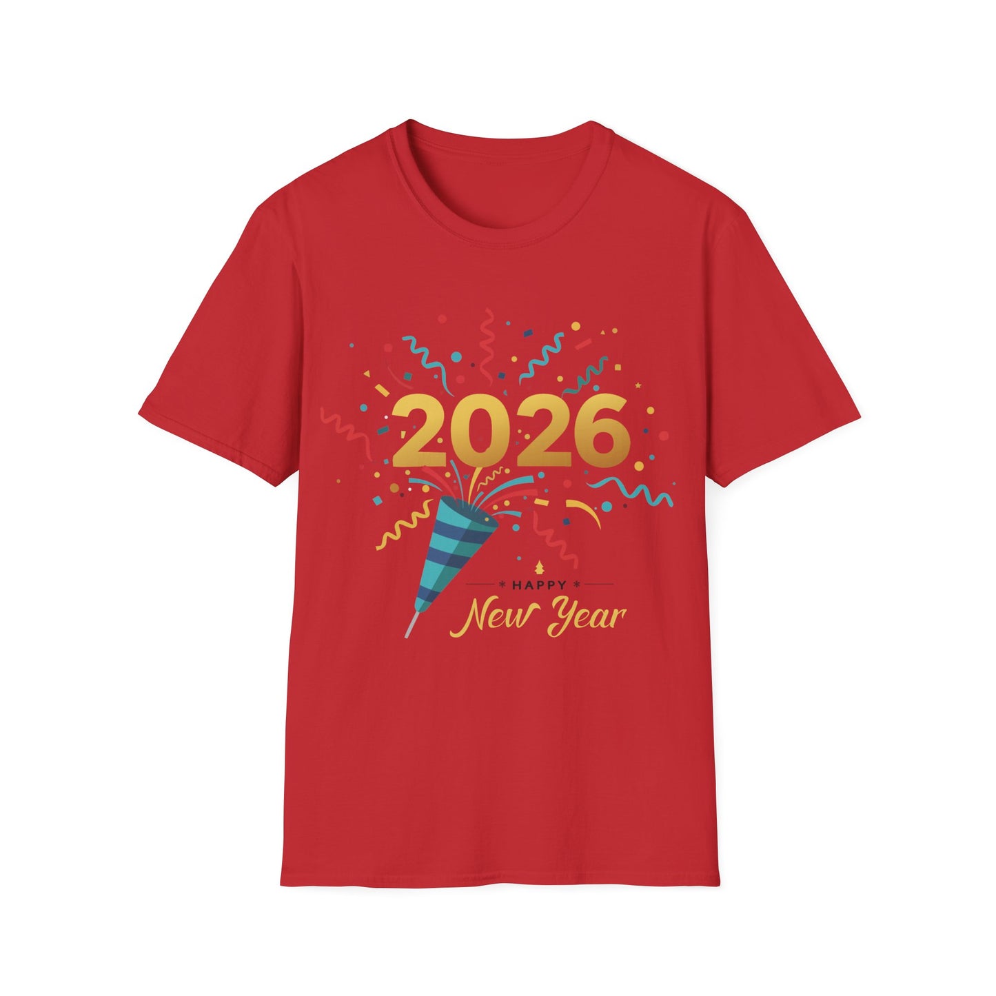 Happy New Year 2026 Shirt – Festive New Year’s Eve Party + Celebration T-Shirt