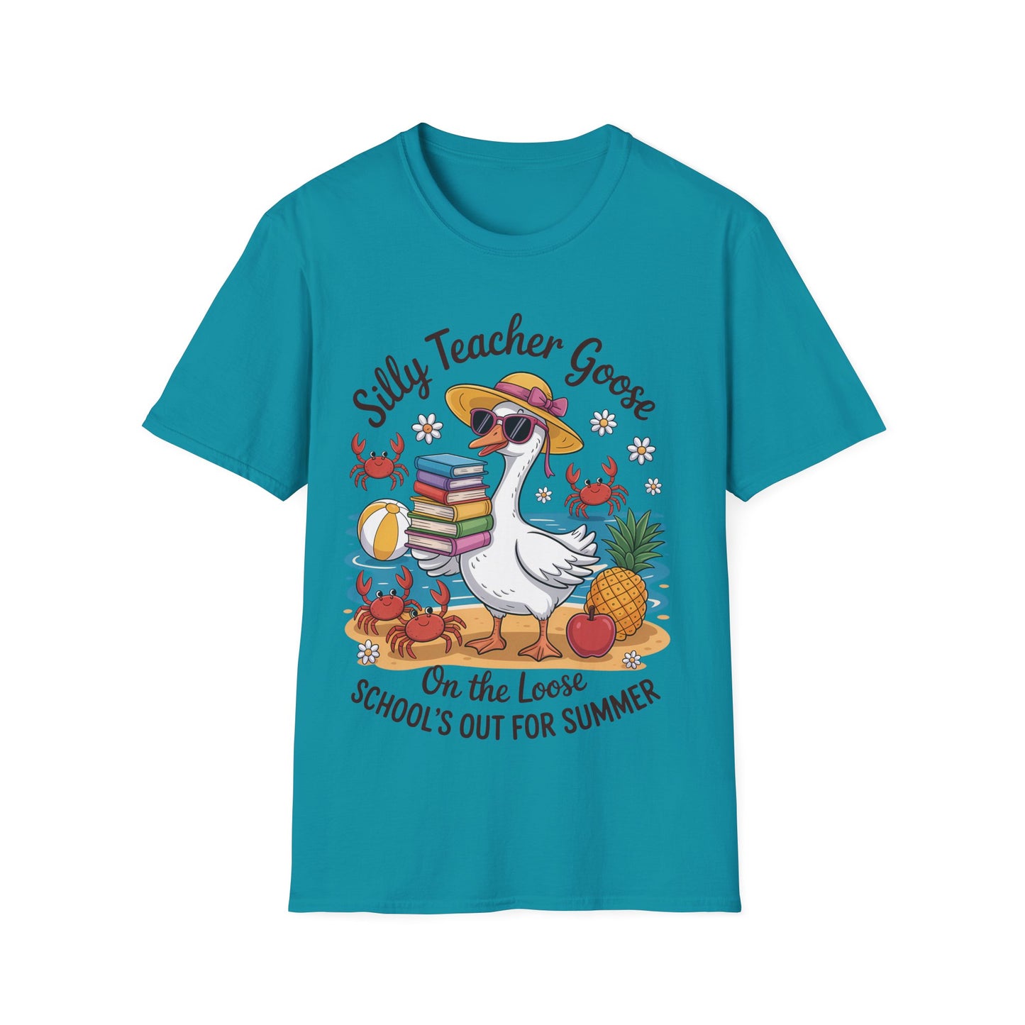 Silly Teacher Goose - Teacher's Unisex Short Sleeve T-Shirt
