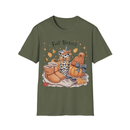 Fall Basics Shirt – Cozy Autumn Outfit Pumpkin Spice Graphic Tee