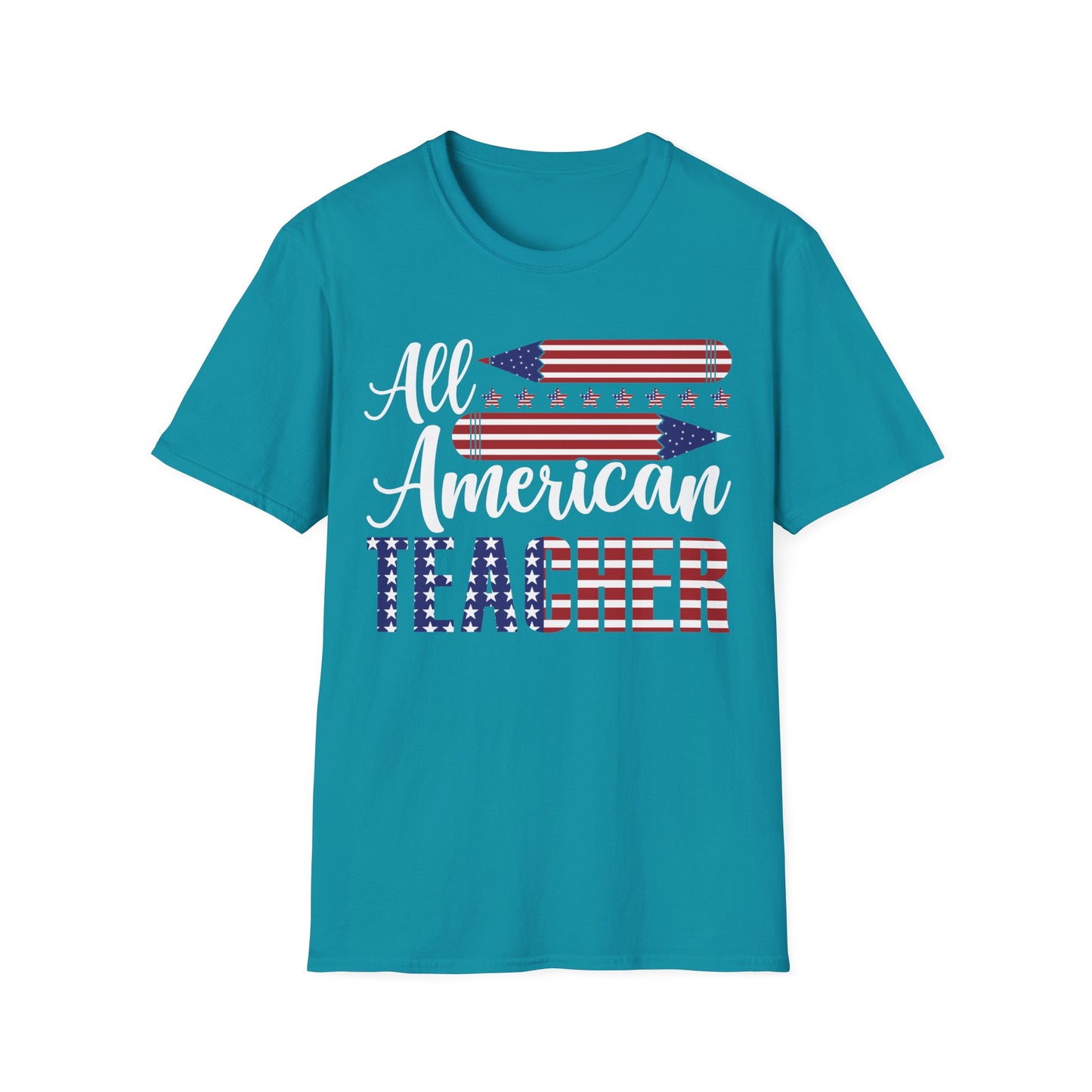 All American Teacher - Unisex Short Sleeve T-Shirt