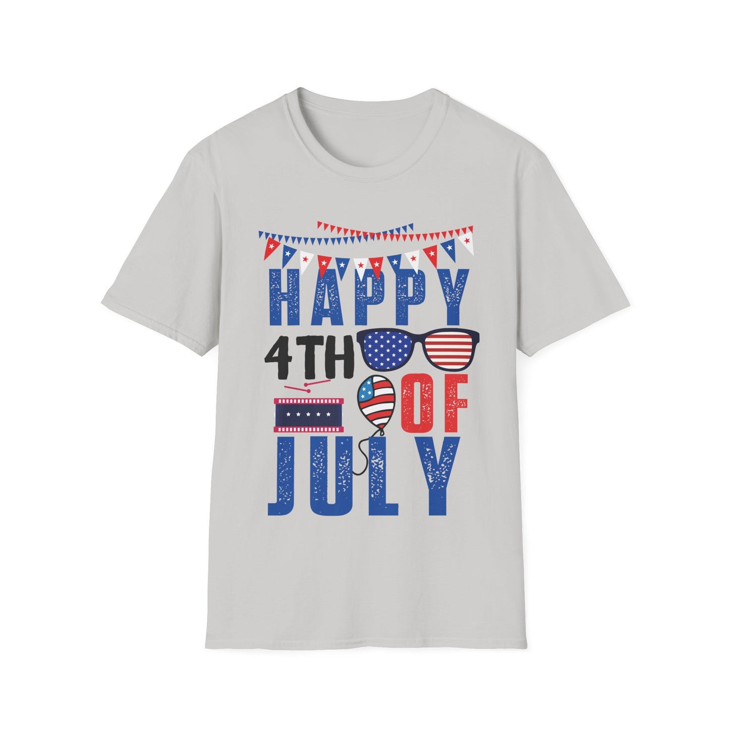 Happy 4th July - Unisex Short Sleeve T-Shirt