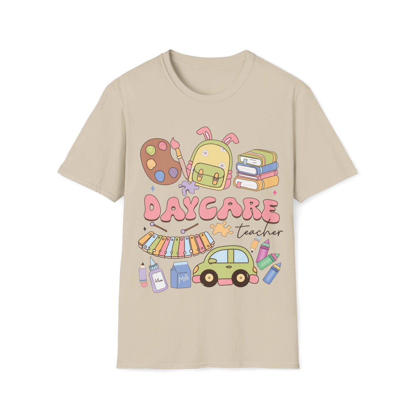 Daycare Teacher - Cute, Graphic, Playful Teacher T-shirt - Back to School