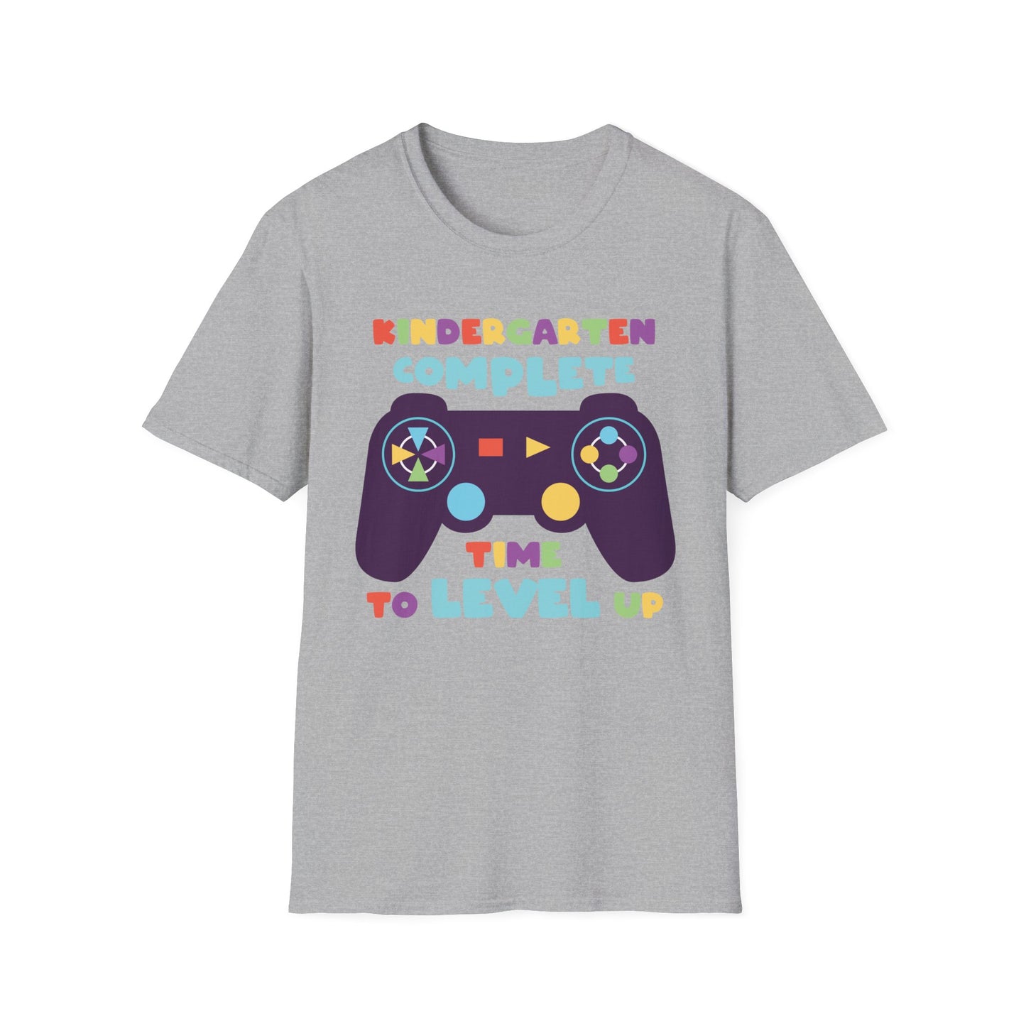 Kindergarten Complete Gamer Tee - Time to Level Up Unisex Short Sleeve T-Shirts