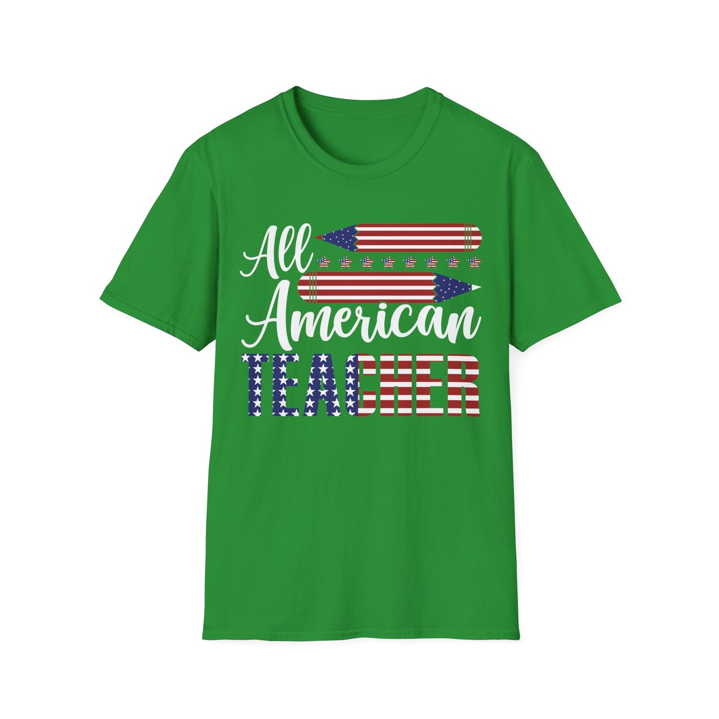 All American Teacher - Unisex Short Sleeve T-Shirt
