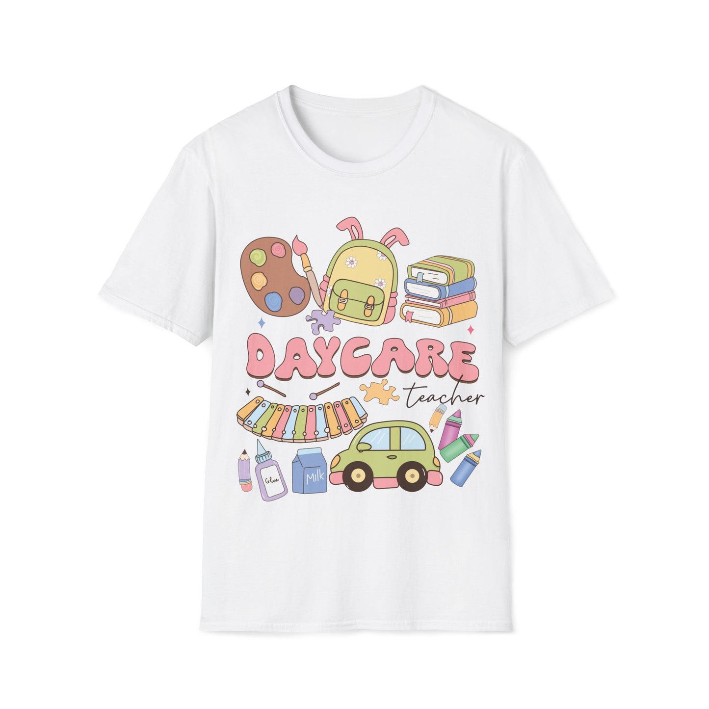 Daycare Teacher - Cute, Graphic, Playful Teacher T-shirt - Back to School