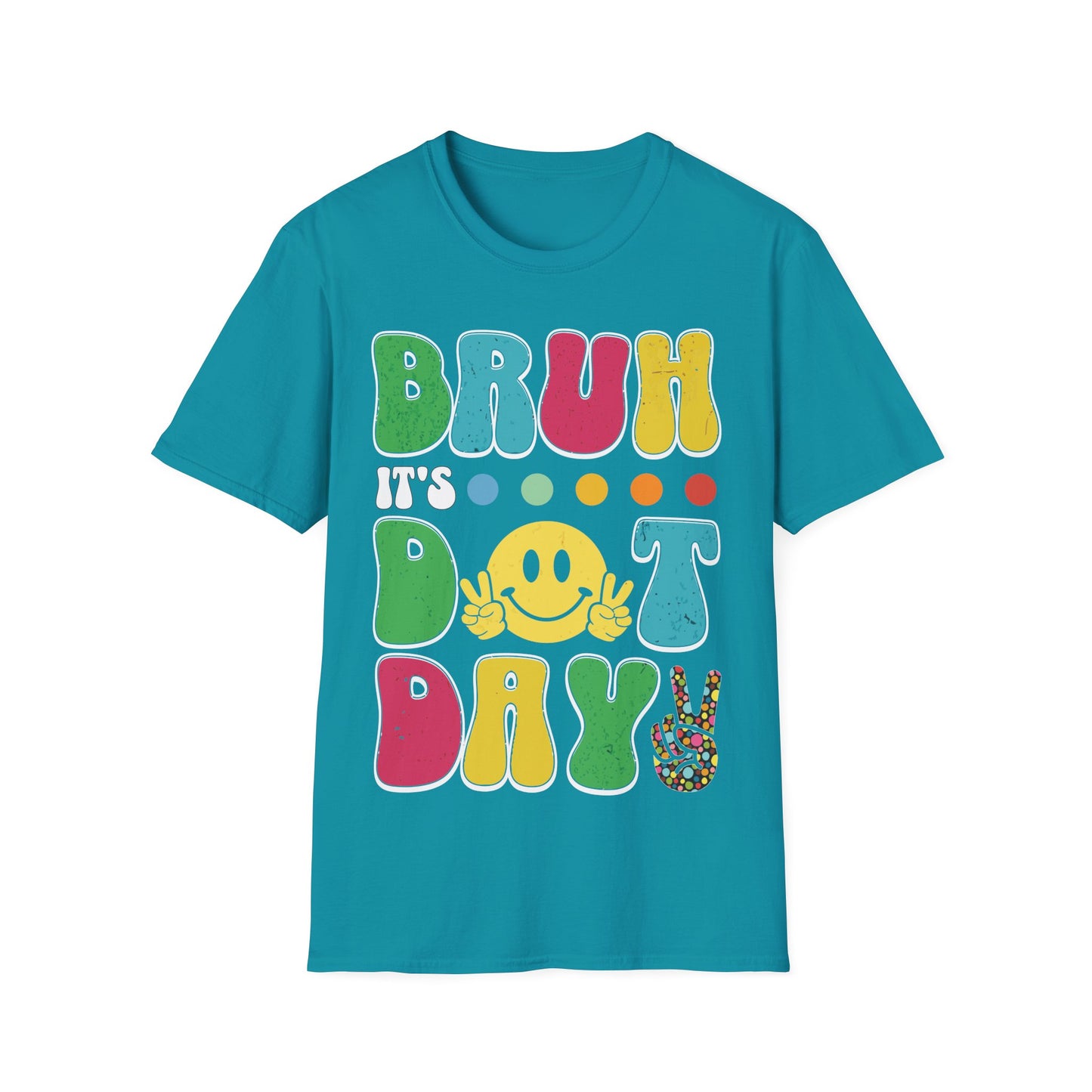 Bruh It's Dot Day - Unisex Dot Day Graphic Tee - Fun and Playful Design