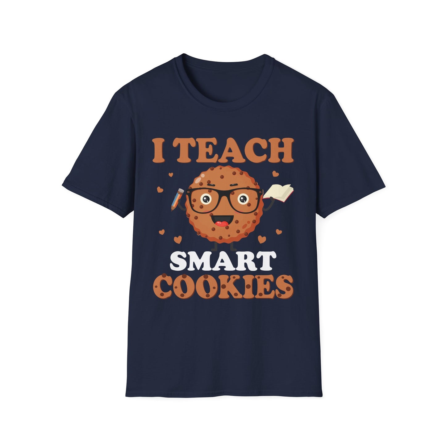 I Teach Smart Cookies - Colorful + Bright Unisex Short Sleeve T-Shirt