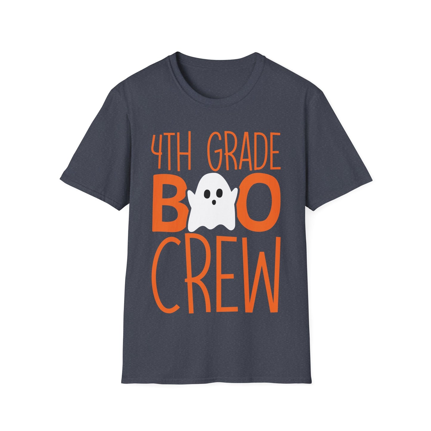 4th Grade Boo Crew Shirt | Spooky Ghost Halloween School Spirit T-Shirt