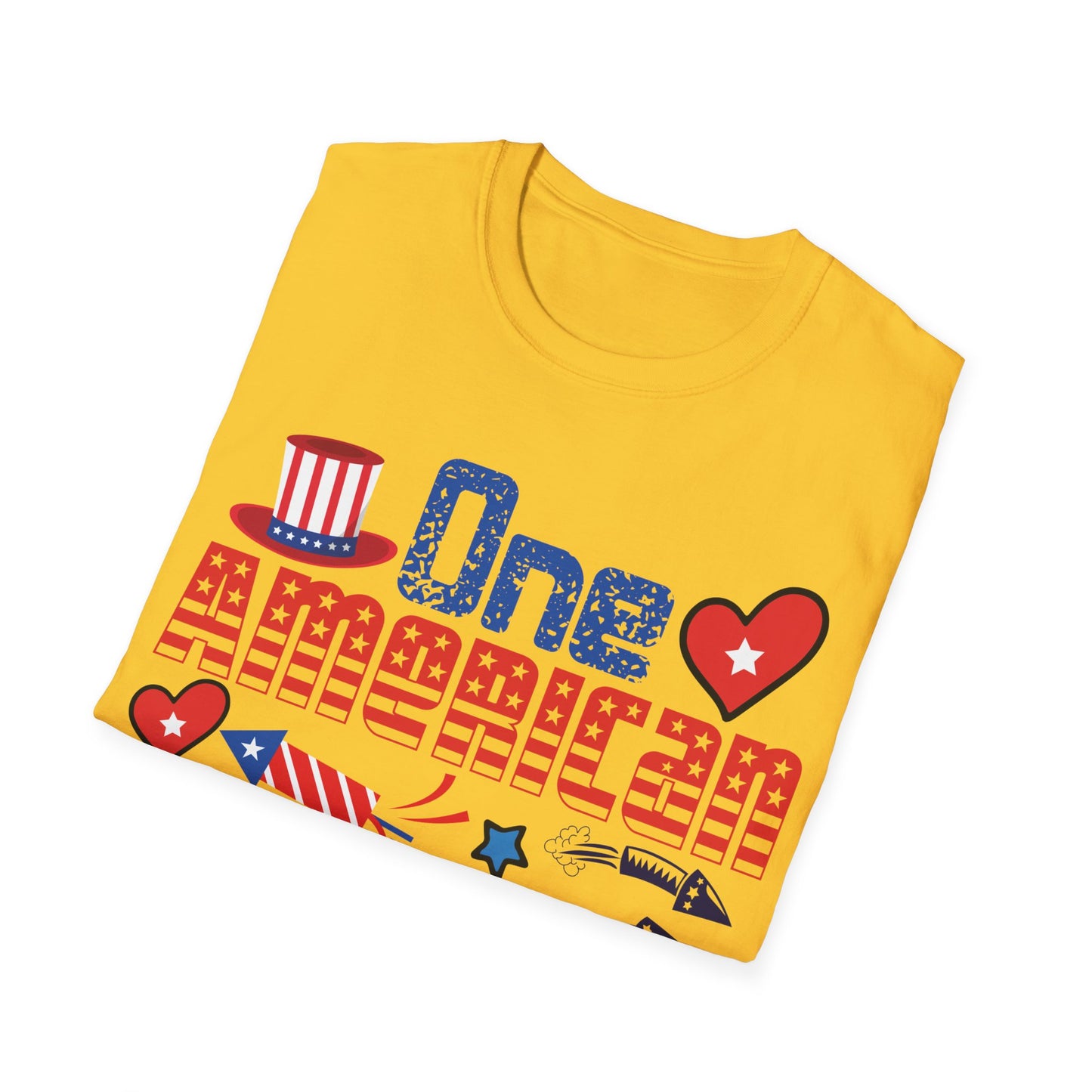 One American Teacher 4th July Celebration - Unisex Short Sleeve T-Shirt